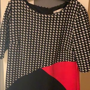 Elegant checkered dress